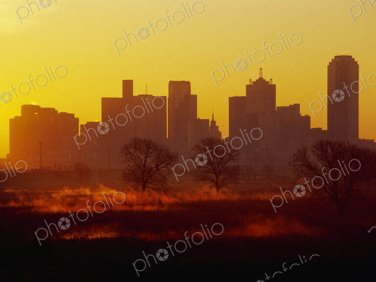 Dallas Skyline at Sunrise