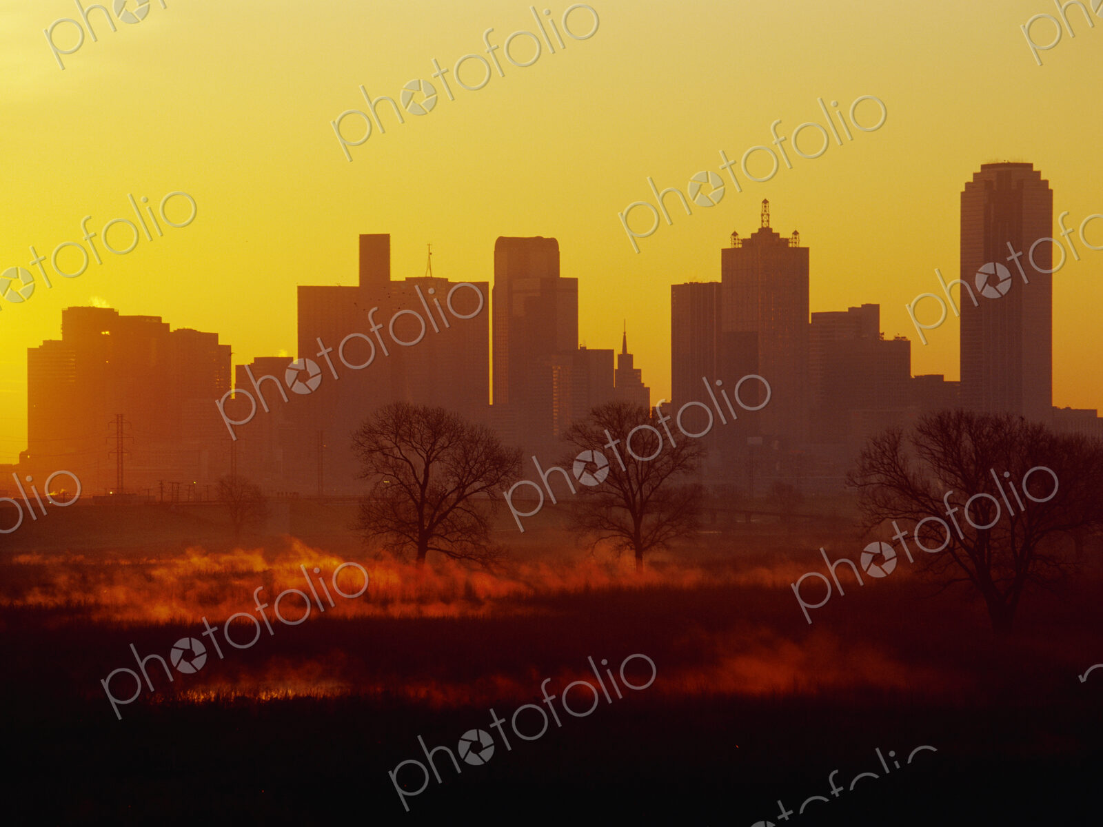 Dallas Skyline at Sunrise
