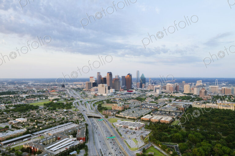 Dallas Skyline in the Daylight