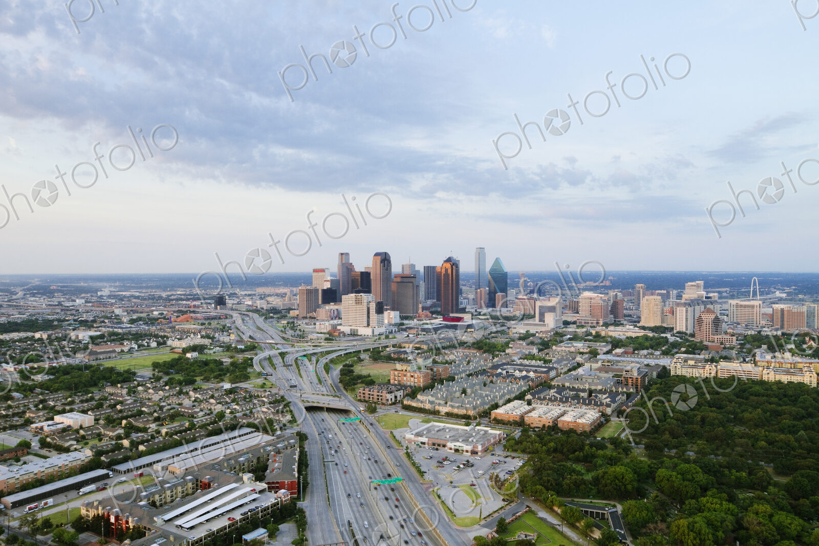 Dallas Skyline in the Daylight