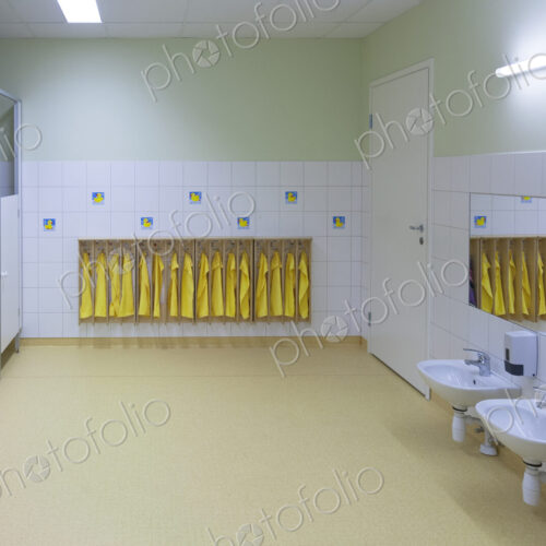 Day care nursery or pre-school kindergarten school, spacious interiors, washroom and… Day care nursery or pre-school kindergarten school, spacious interiors, washroom and…