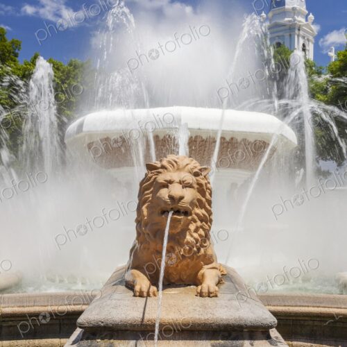 Daytime view of the Fountain of the Lions in Plaza Las Delicias, Ponce, Puerto Rico.… Daytime view of the Fountain of the Lions in Plaza Las Delicias, Ponce, Puerto Rico.…