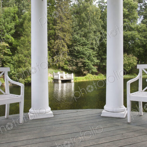 Deck By a Pond