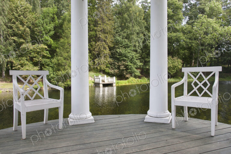 Deck By a Pond