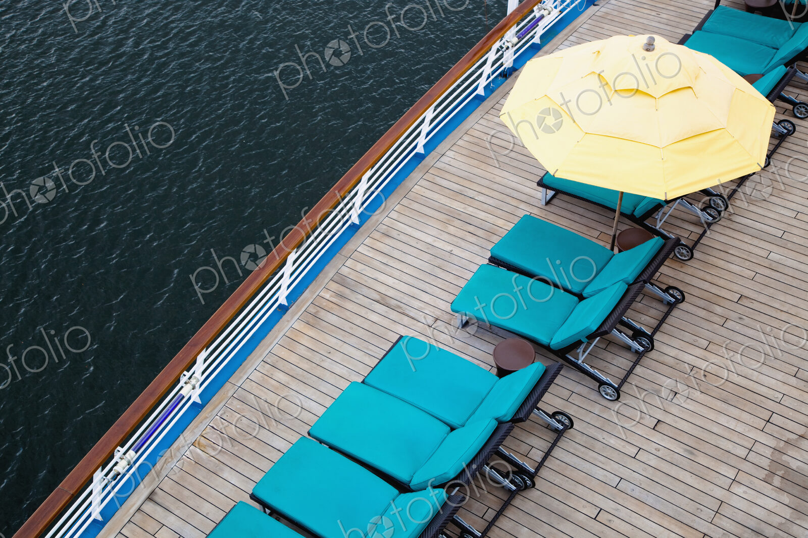 Deck With Lounge Chairs