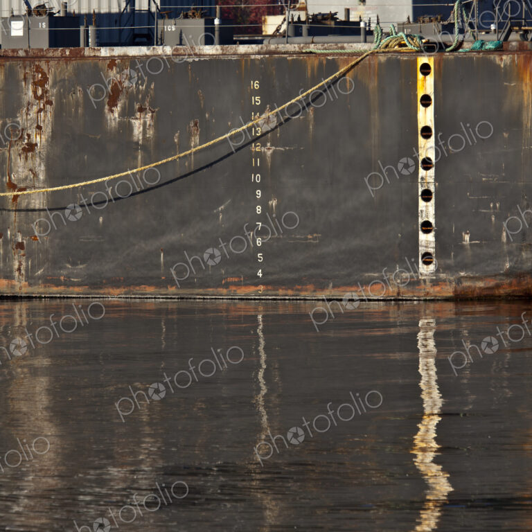 Depth Markings on a Dock
