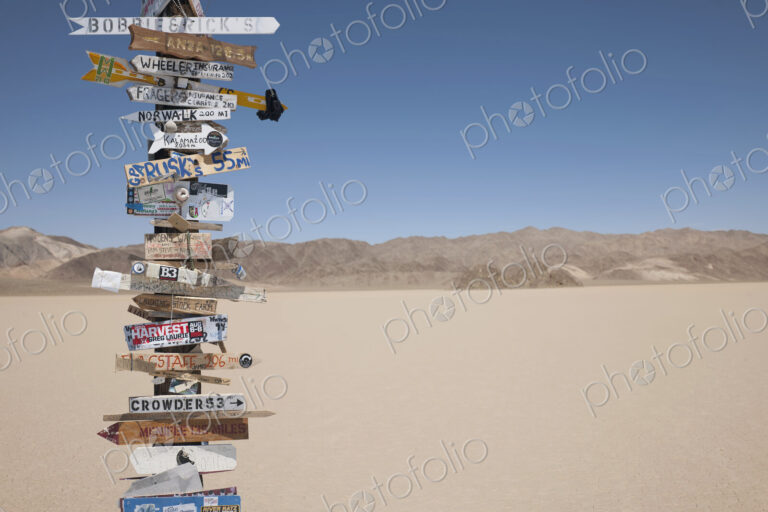 Desert Roadside Sign
