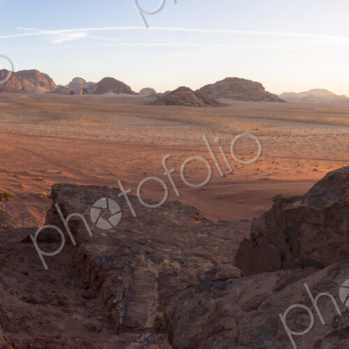 Desert landscape with rocks at sunset. Desert landscape with rocks at sunset.