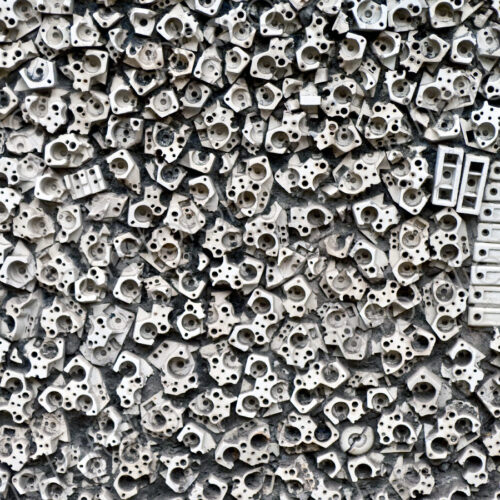 Detail of Sculpture at Rock Garden in Chandigarh Detail of Sculpture at Rock Garden in Chandigarh