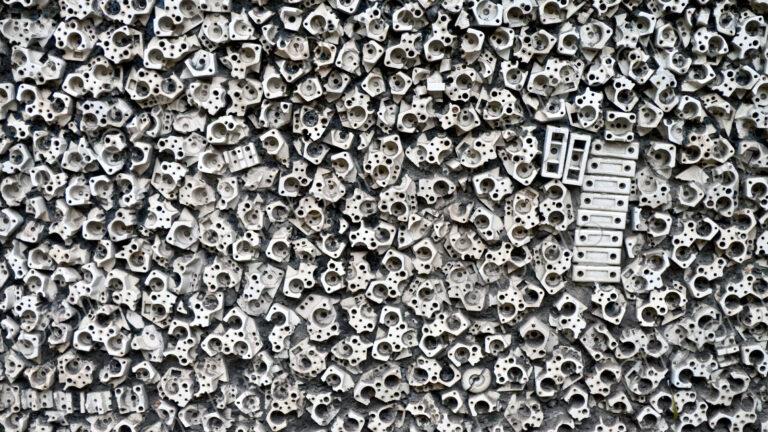 Detail of Sculpture at Rock Garden in Chandigarh