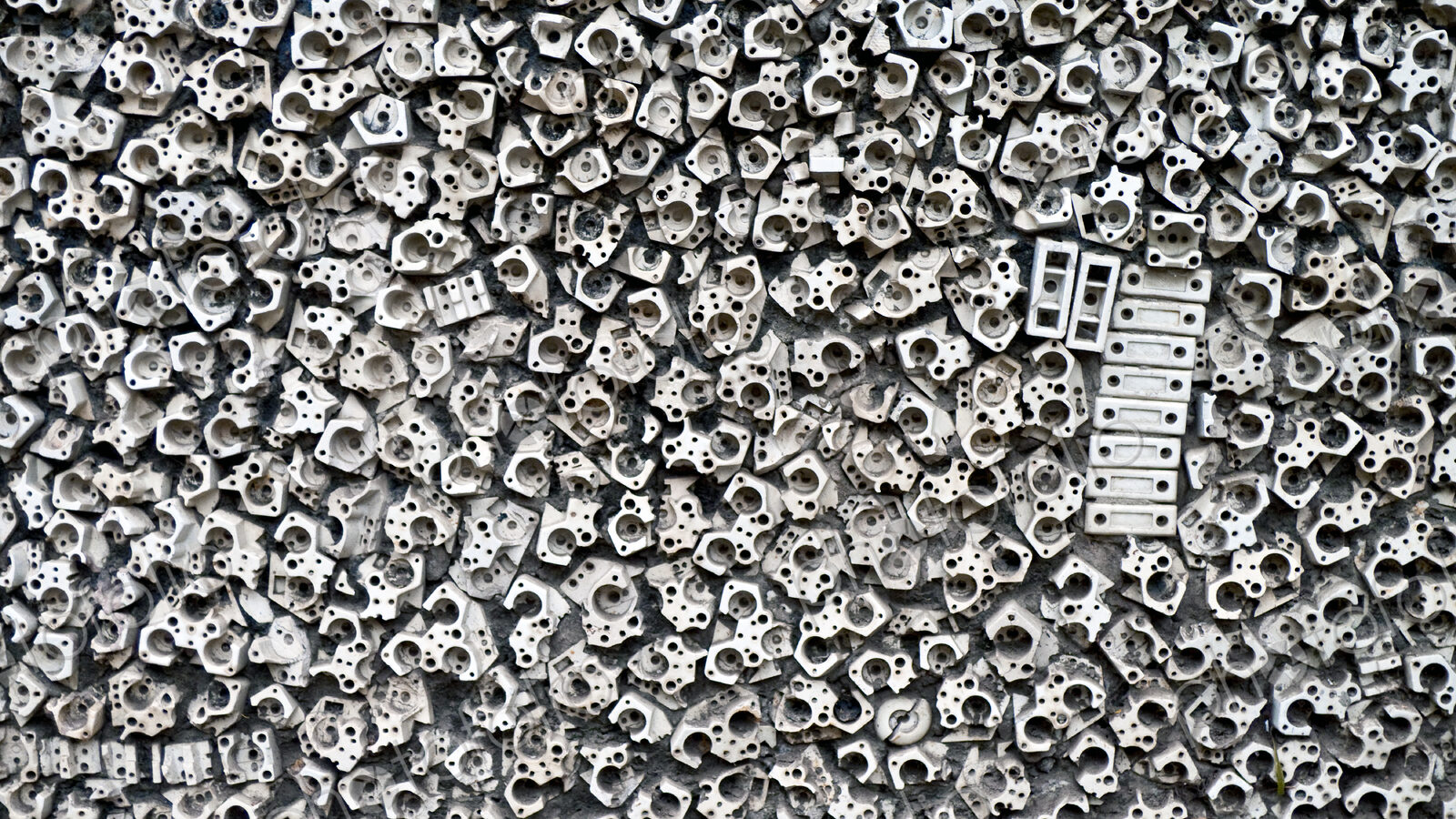 Detail of Sculpture at Rock Garden in Chandigarh