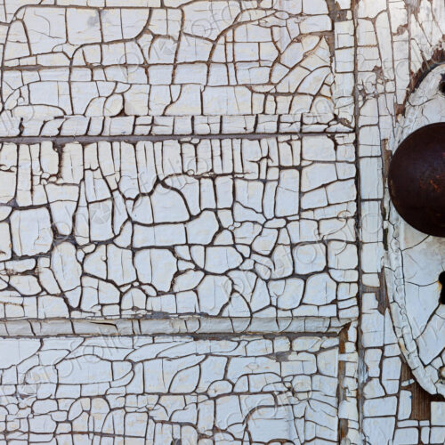 Detail of an old door, Shaniko, Oregon, USA