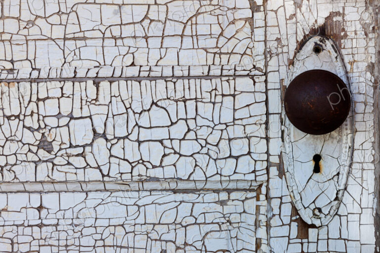 Detail of an old door, Shaniko, Oregon, USA