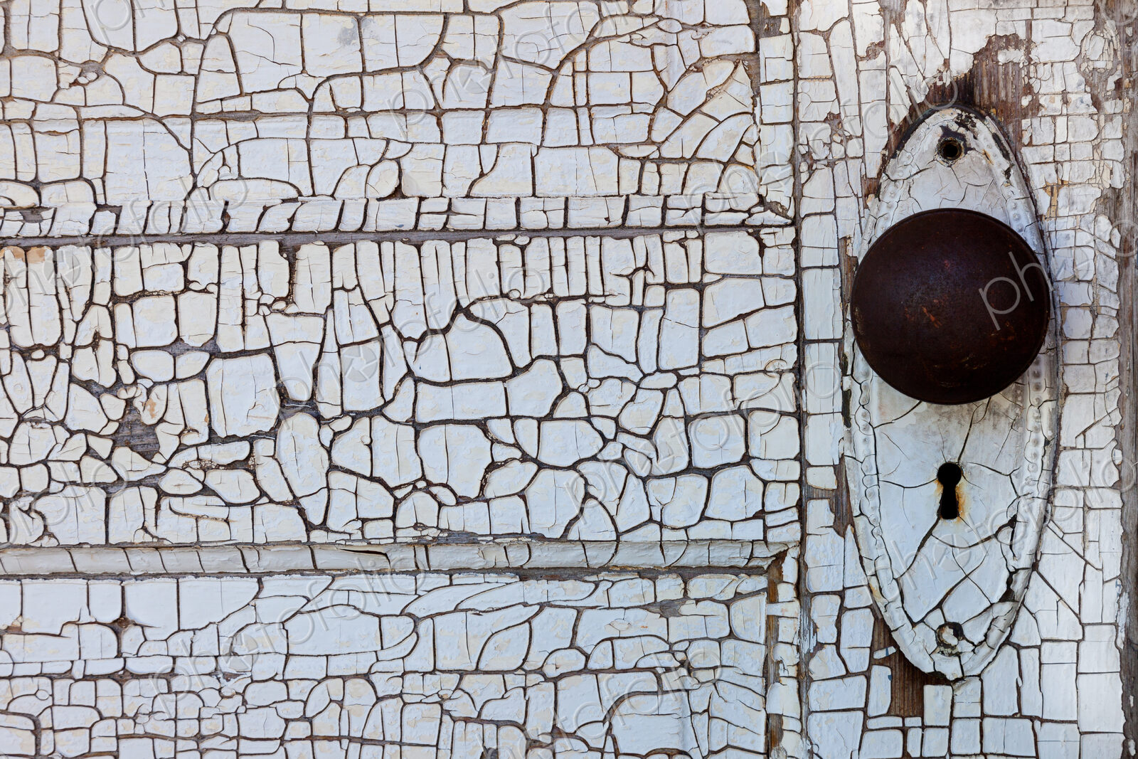 Detail of an old door, Shaniko, Oregon, USA