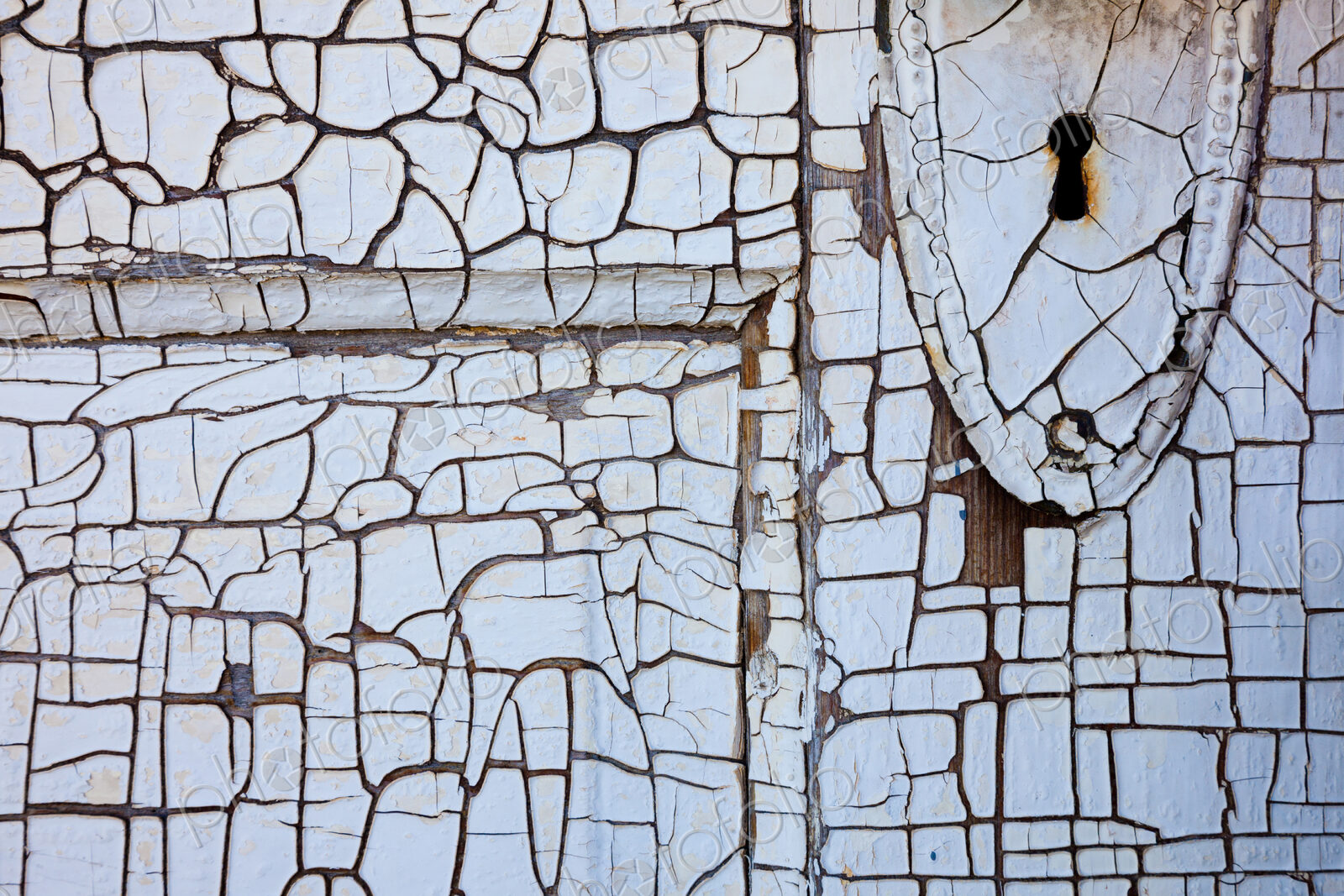 Detail of an old door, Shaniko, Oregon, USA