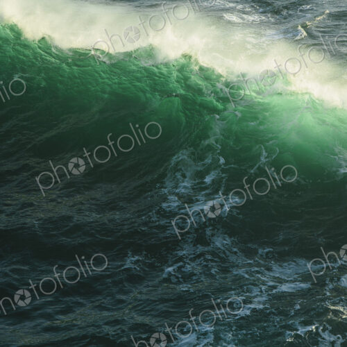 Detail of crashing waves, surf and crest, windblown mist curling from the white water,… Detail of crashing waves, surf and crest, windblown mist curling from the white water,…