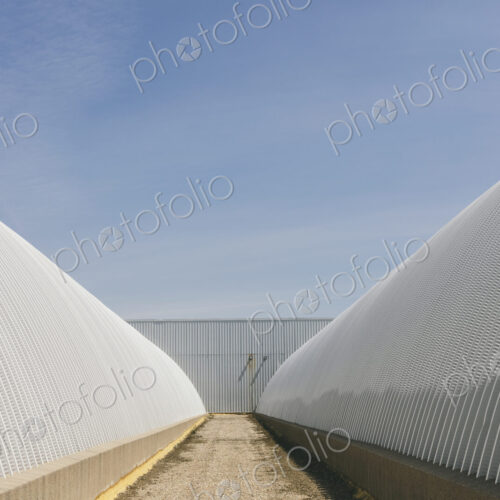 Detail of grain storage buildings, Detail of grain storage buildings,
