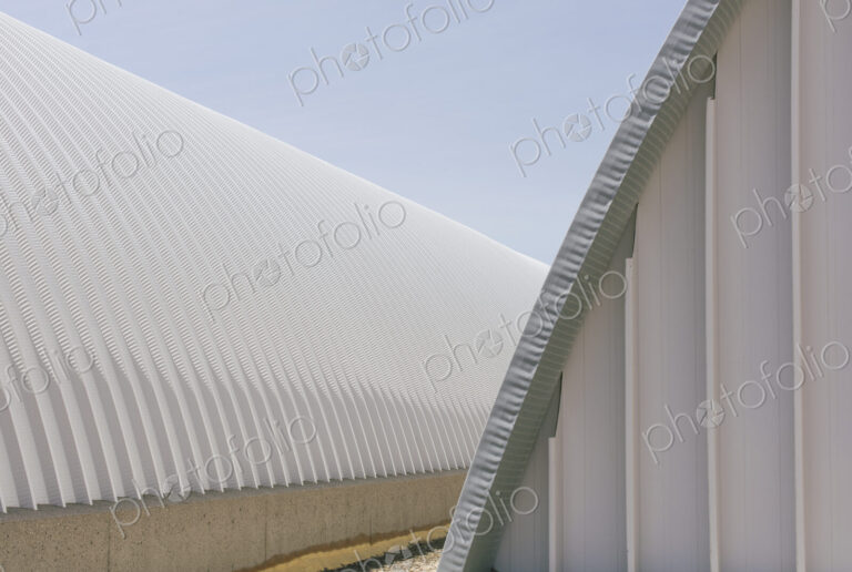 Detail of grain storage buildings,