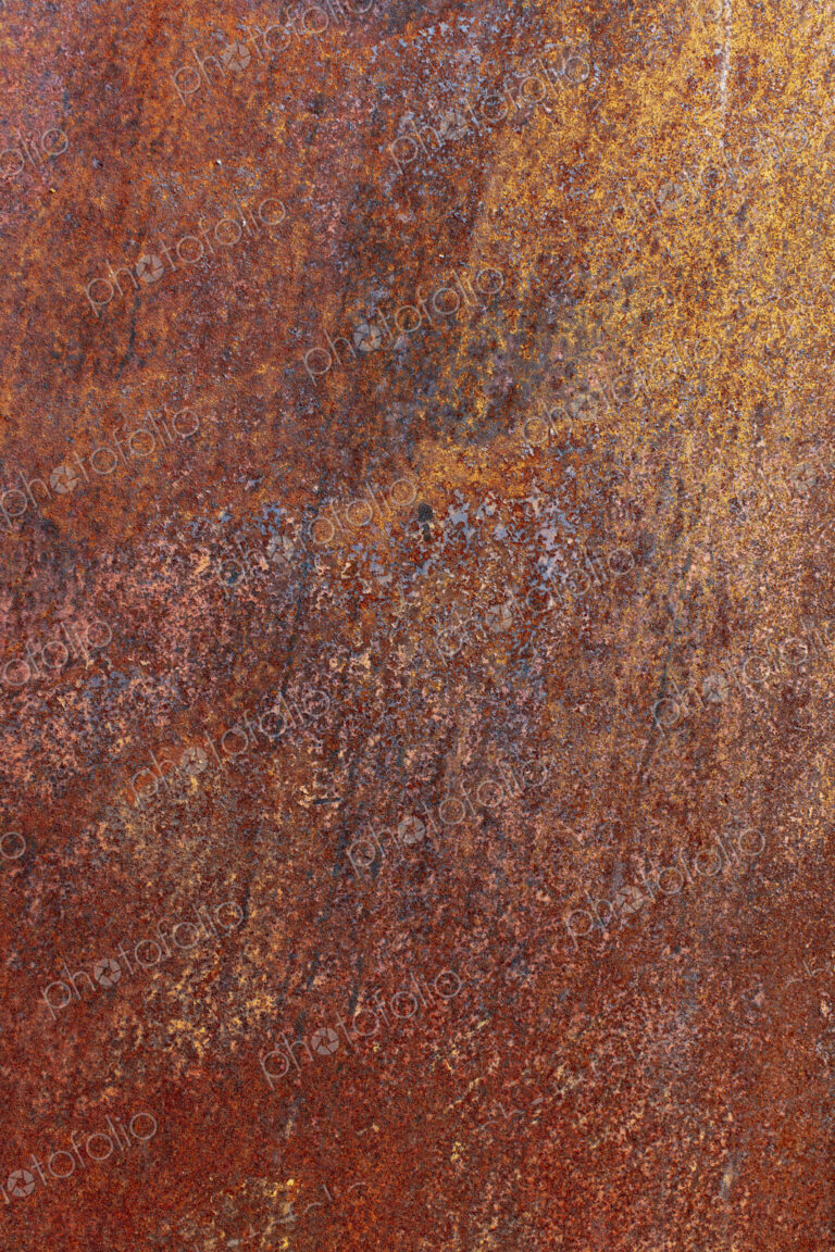 Detail of rusty metal and peeling pant