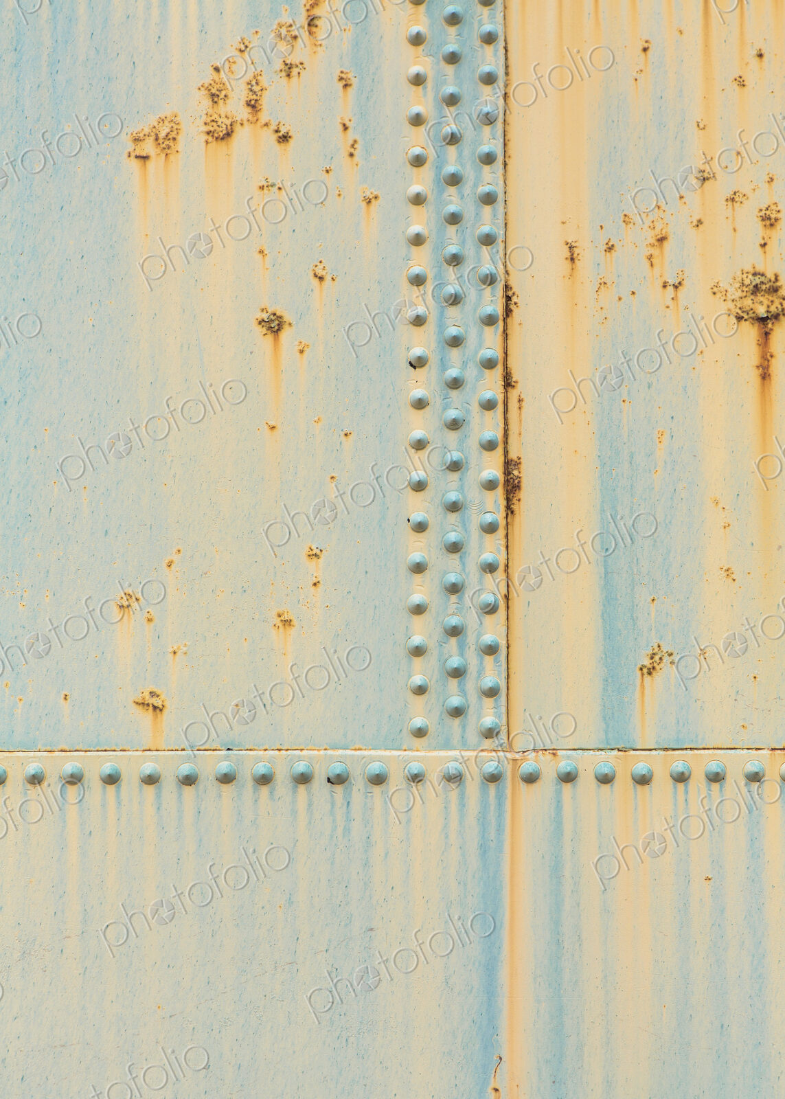 Detail of rusty oil storage container