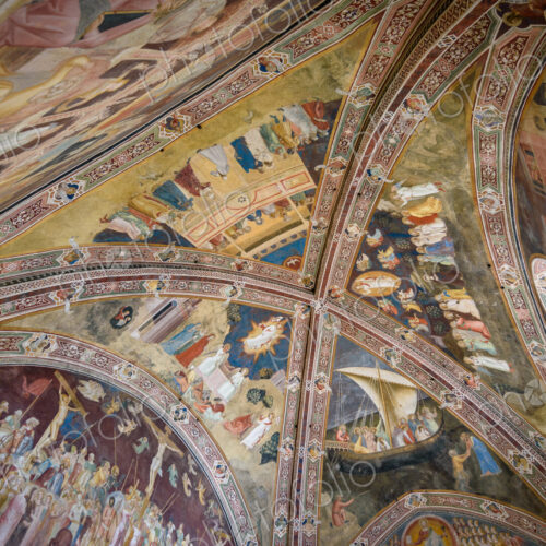 Detail of the Crucifixion Fresco in the Spanish Chapel of Santa Maria Novella Church… Detail of the Crucifixion Fresco in the Spanish Chapel of Santa Maria Novella Church…