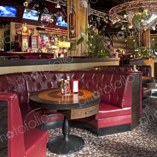 Dining Booth in an American Style Diner Dining Booth in an American Style Diner