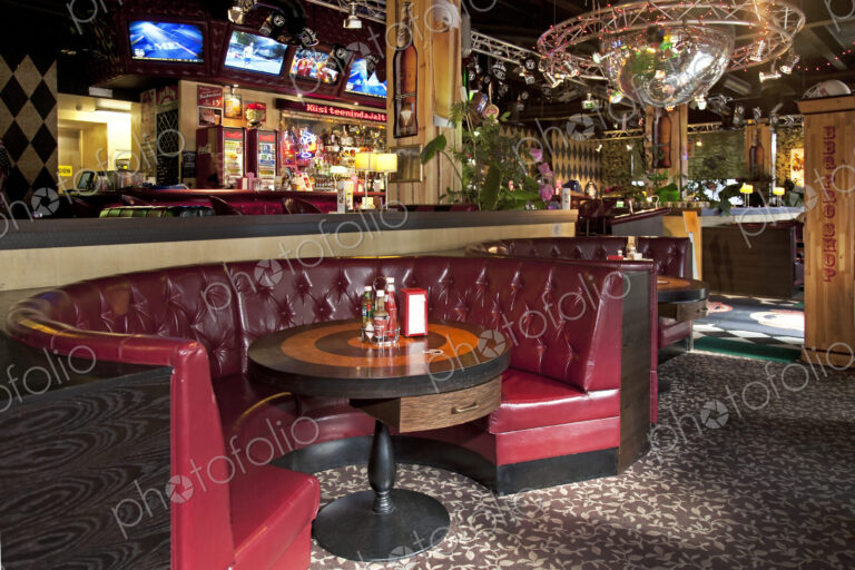 Dining Booth in an American Style Diner