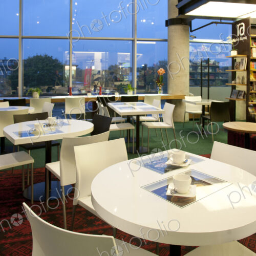 Dining Room Tables at an Upscale Cafe Dining Room Tables at an Upscale Cafe