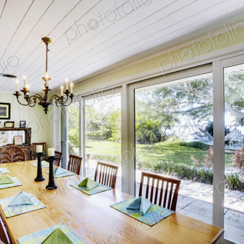 Dining Room and Patio Windows Dining Room and Patio Windows