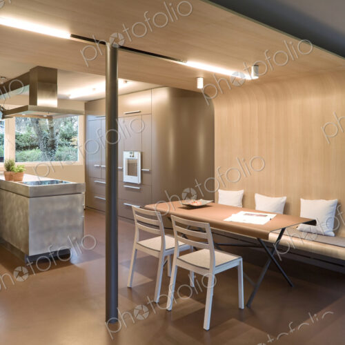 Dining table and chairs in modern home Dining table and chairs in modern home