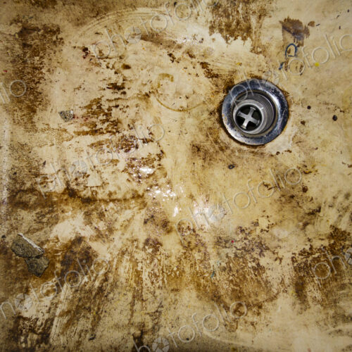 Dirty sink drain, muddy basin. Dirty sink drain, muddy basin.