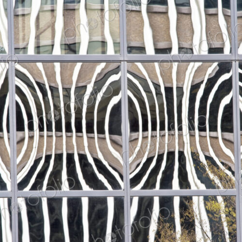 Distorted Window Reflection Distorted Window Reflection