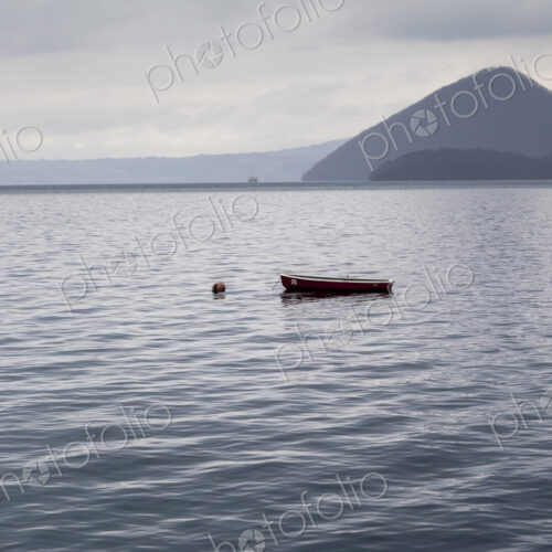 Dock floating in open water Dock floating in open water
