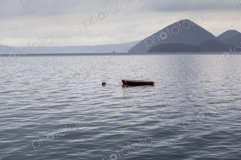 Dock floating in open water