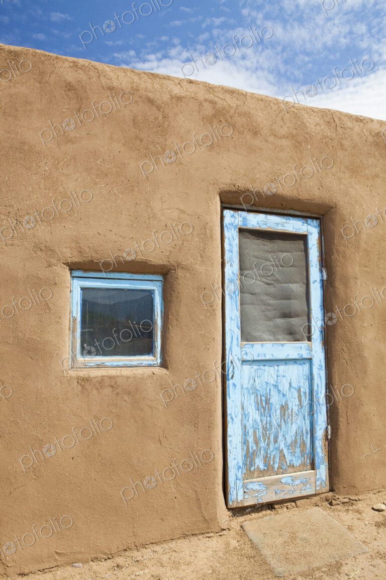 Door to An Adobe Building