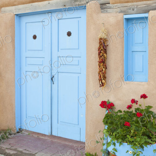 Doorway With Chili Peppers