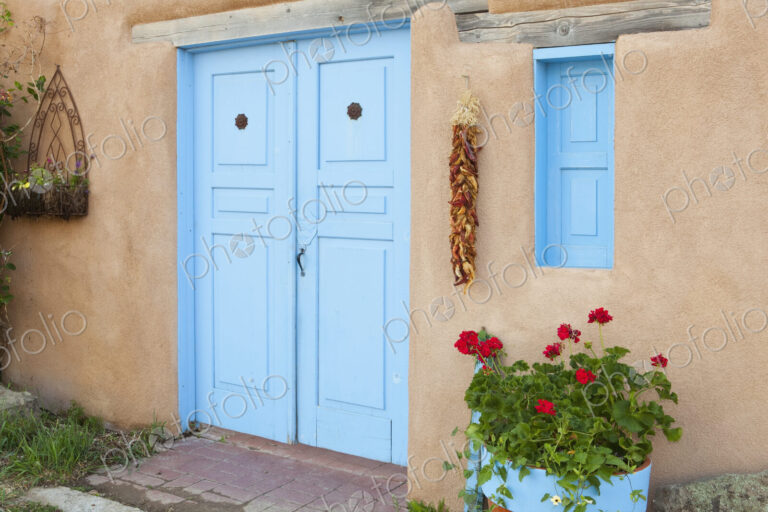Doorway With Chili Peppers