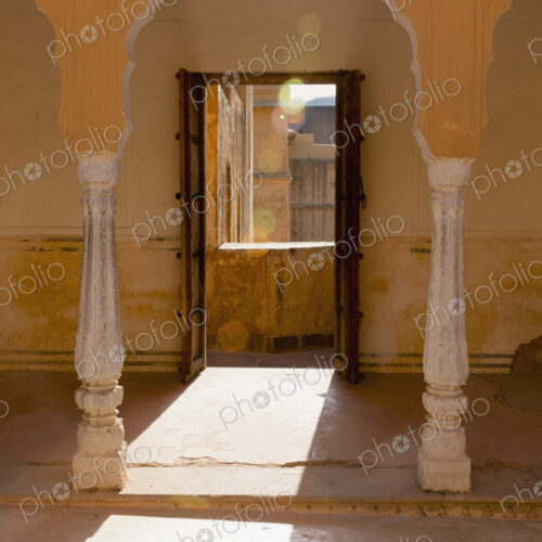 Doorway and Arch in the Amber Fort Doorway and Arch in the Amber Fort