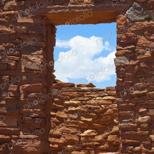 Doorway in Stone Wall Doorway in Stone Wall