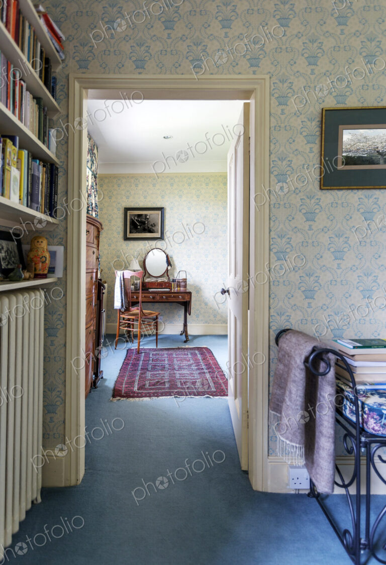 Doorway in bedroom