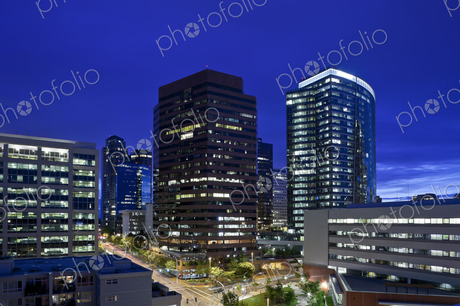 Downtown Bellevue in Washington State