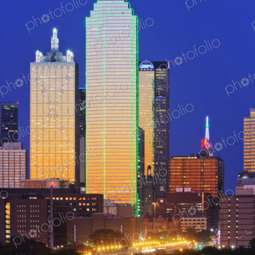 Downtown Dallas Skyline at Dusk Downtown Dallas Skyline at Dusk