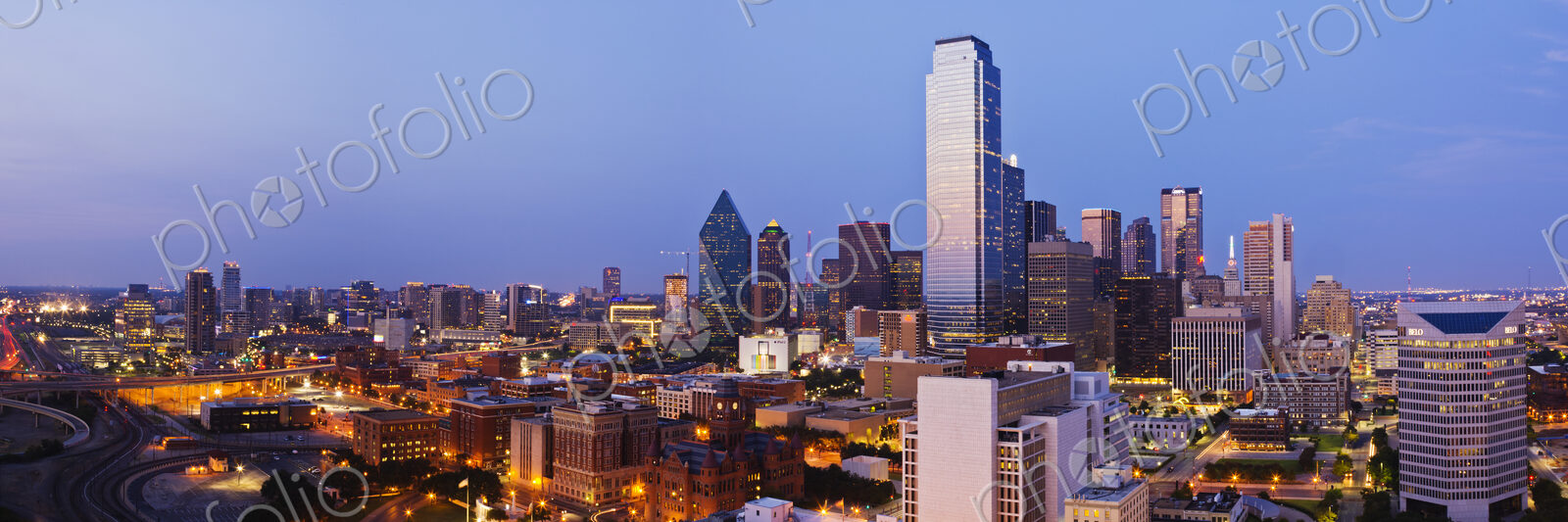 Downtown Dallas at Dusk