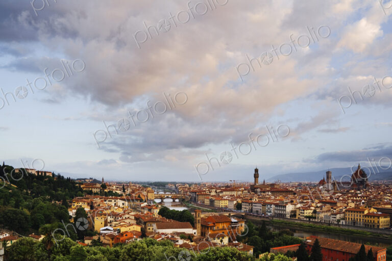 Downtown Florence at Sunrise