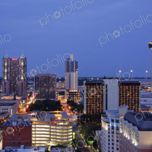 Downtown San Antonio at Night
