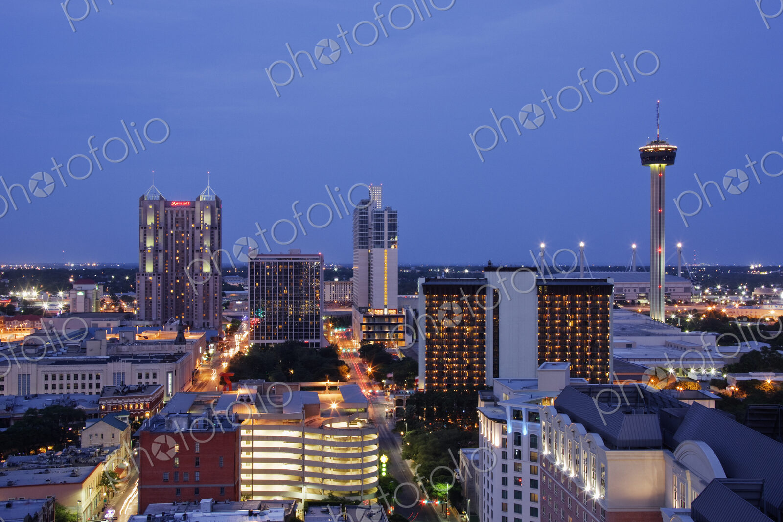 Downtown San Antonio at Night
