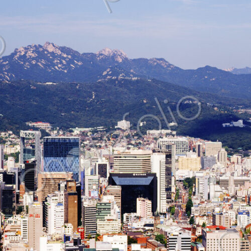 Downtown Seoul Skyline Downtown Seoul Skyline