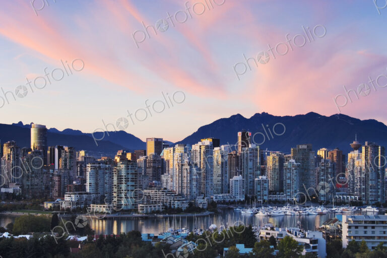 Downtown Vancouver Skyline at Dusk
