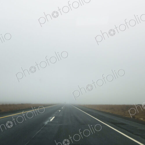 Driving on foggy Interstate 90 in Lincoln County, Washington. Driving on foggy Interstate 90 in Lincoln County, Washington.