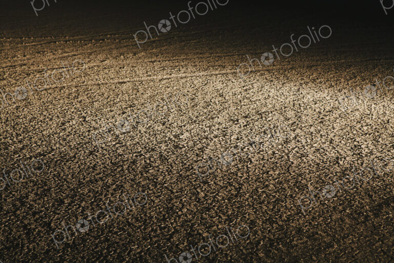 Dry cracked desert surface, at night in Black Rock Desert in Nevada, USA
